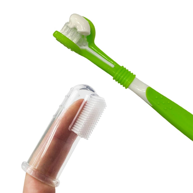 Silicone Dog Toothbrush – Gentle Cleaning for Healthy Smiles
