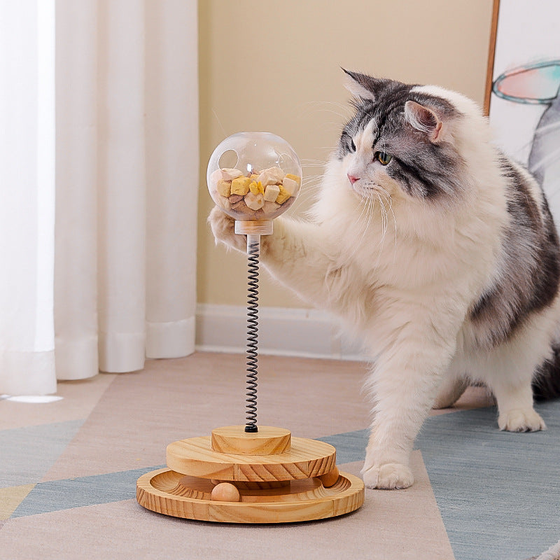 Cat Treat Dispenser Toy – Fun Playtime with Tasty Rewards
