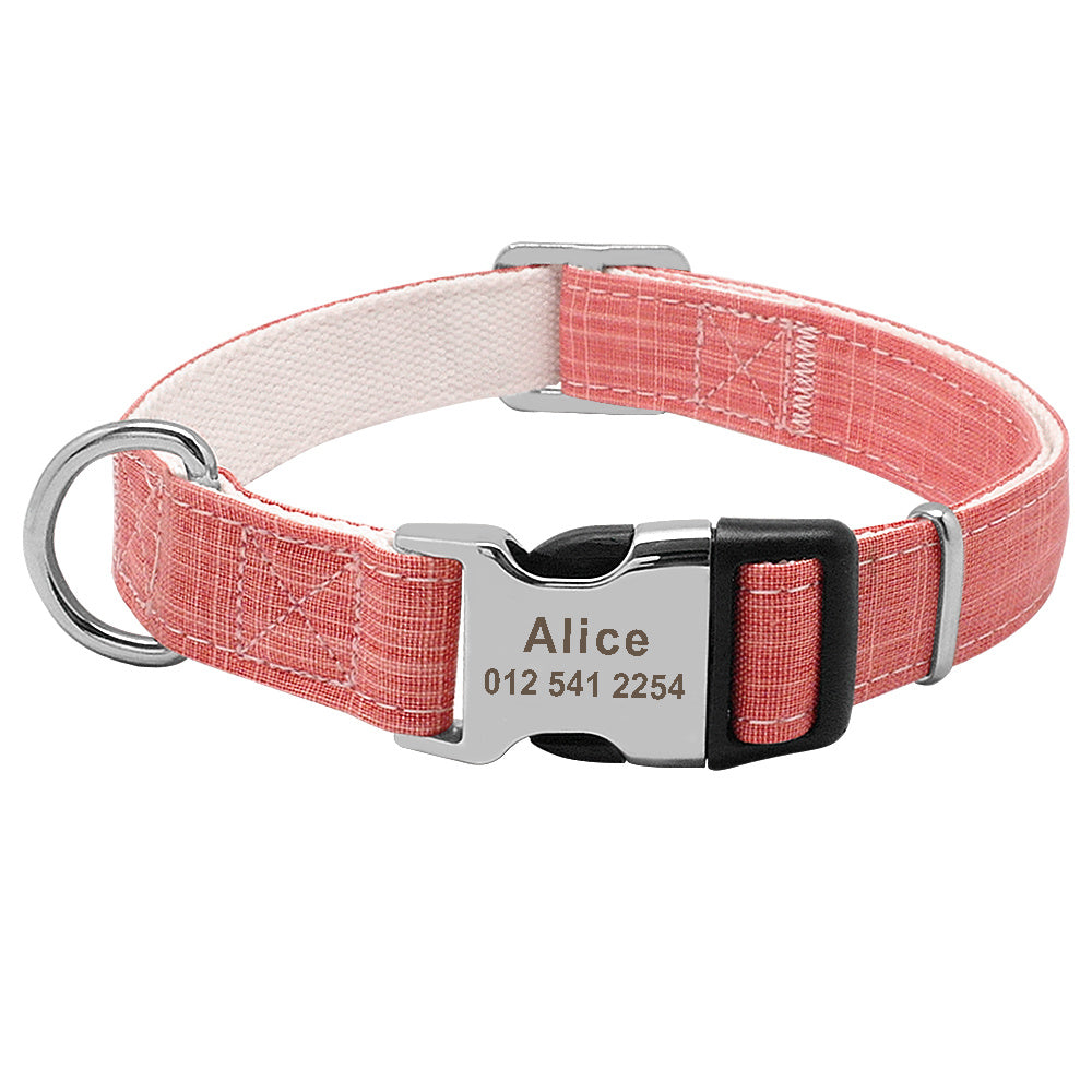 Anti-Lost Pet Collar – Safe, Stylish & Customizable