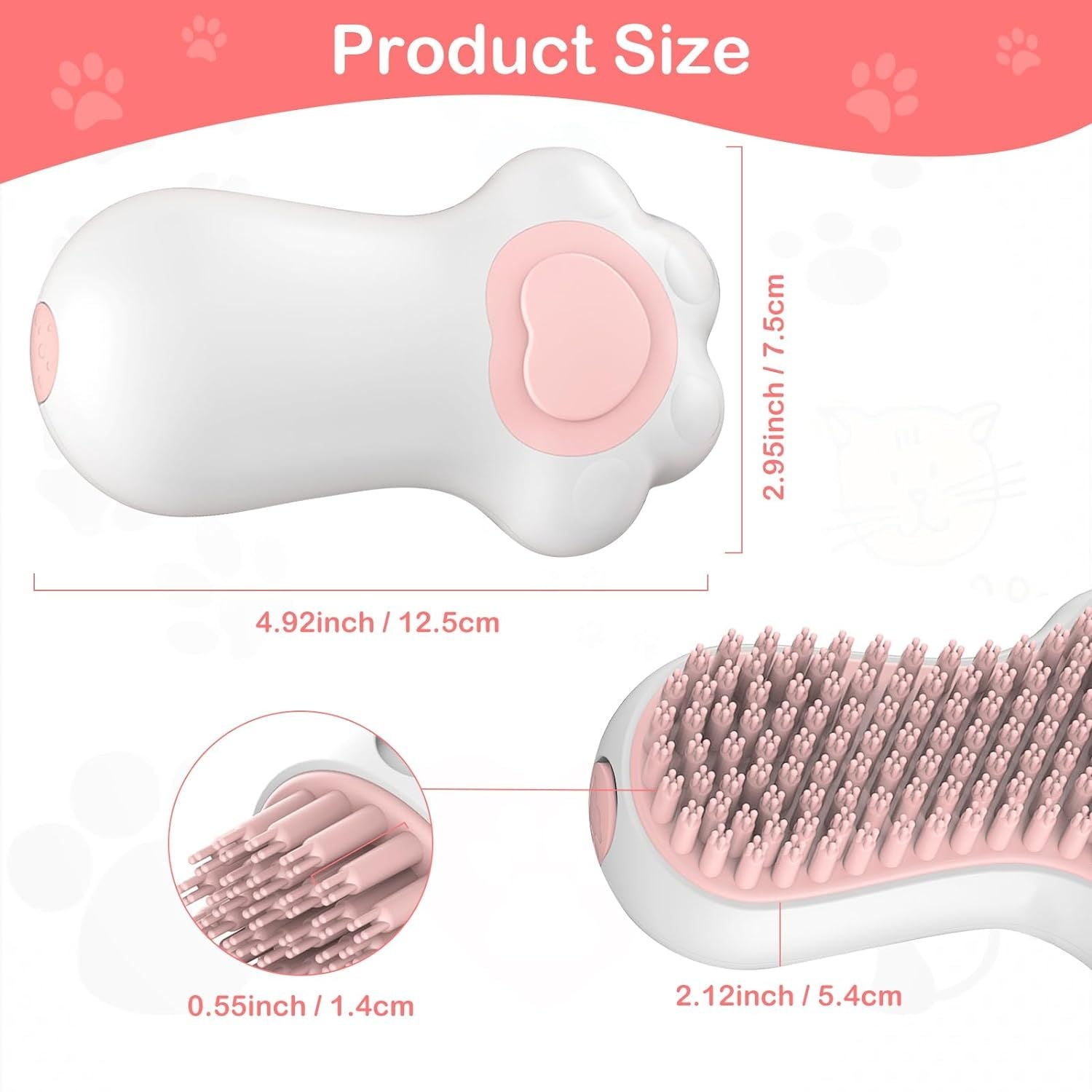 Soft Silicone Pet Brush – Bath Time Made Easy