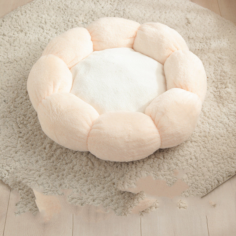 Soft Dog & Cat Blanket – Cute Floral Pet Haven
