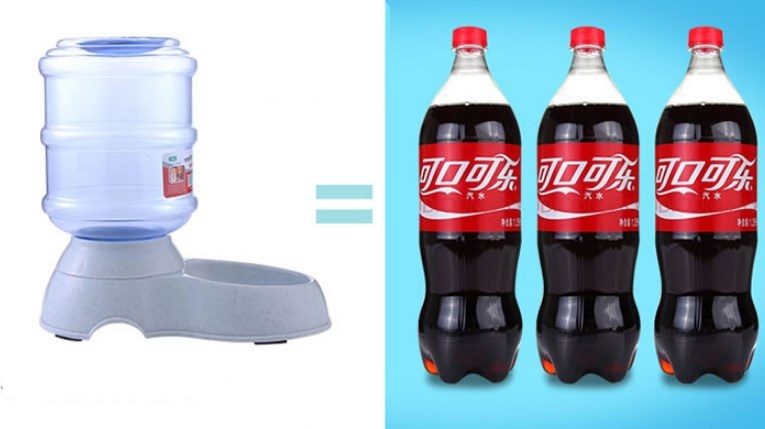 Large Capacity Food & Water Dispenser for Cats & Dogs