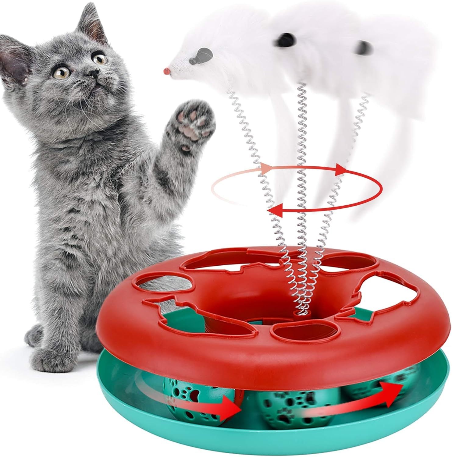 Roller Track Cat Toys – Play, Chase & Exercise Indoors