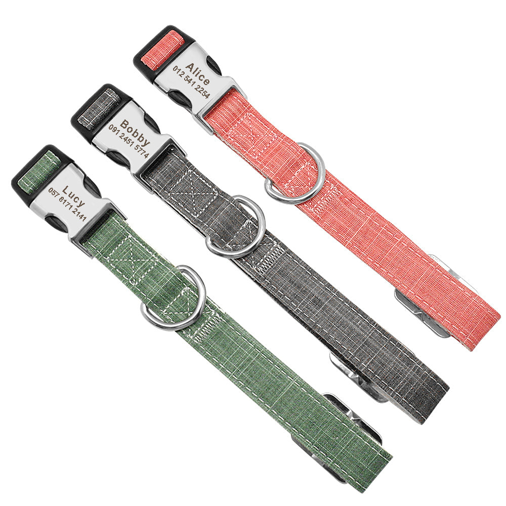 Anti-Lost Pet Collar – Safe, Stylish & Customizable