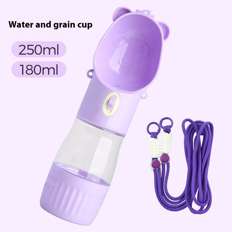 2-in-1 Pet Water Bottle – Food & Drink Anywhere