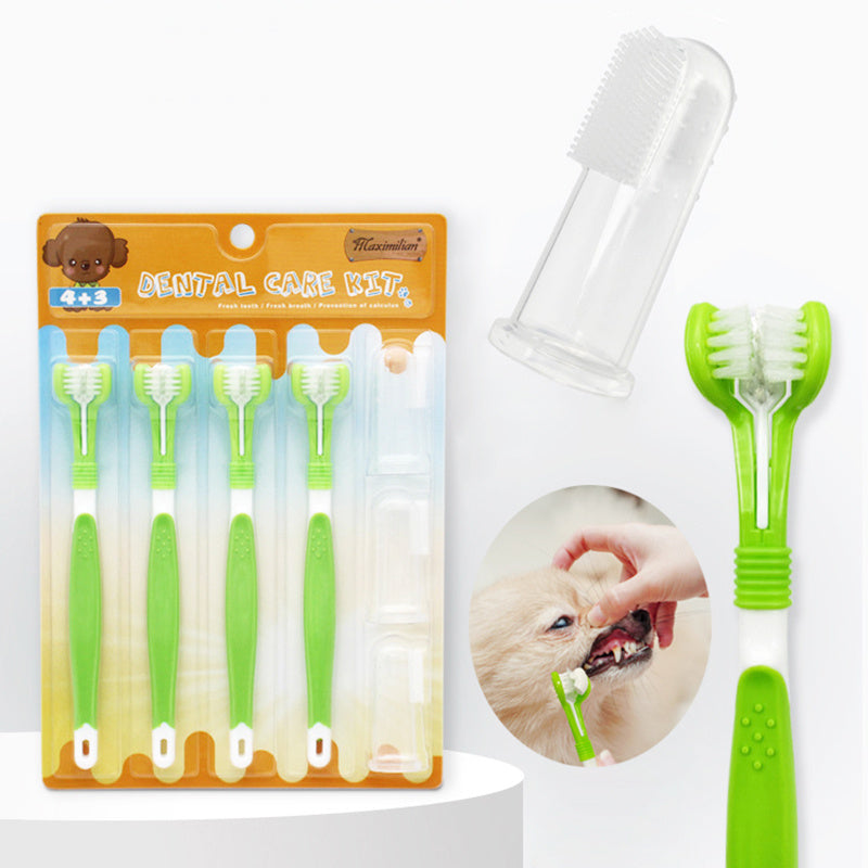 Silicone Dog Toothbrush – Gentle Cleaning for Healthy Smiles