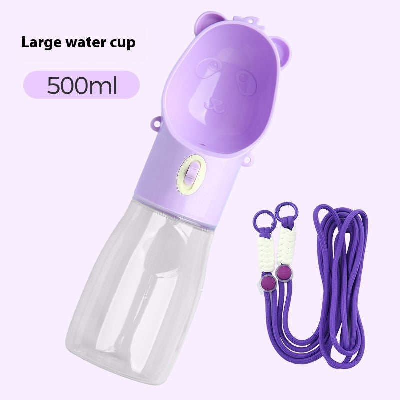 2-in-1 Pet Water Bottle – Food & Drink Anywhere