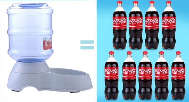 Large Capacity Food & Water Dispenser for Cats & Dogs