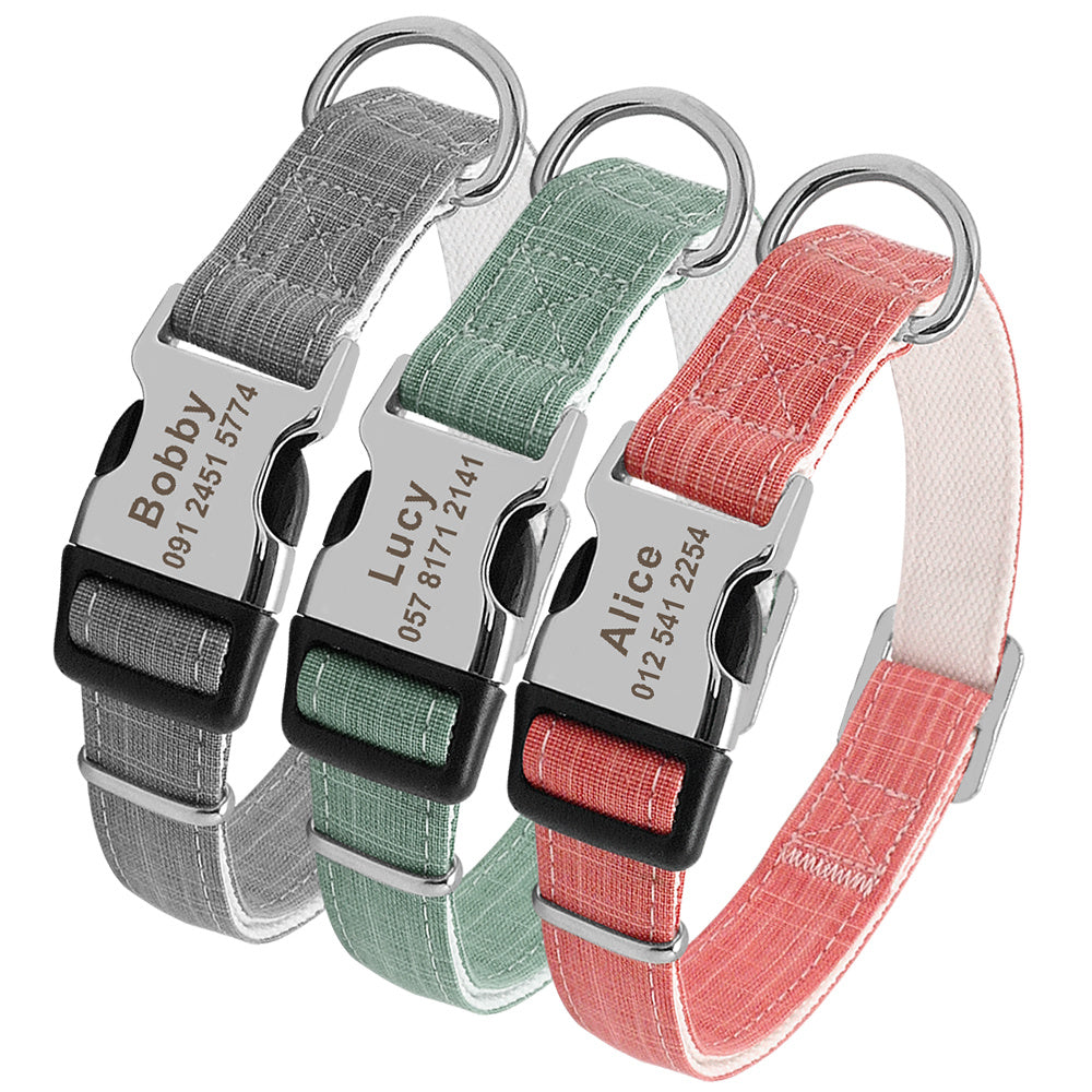 Anti-Lost Pet Collar – Safe, Stylish & Customizable