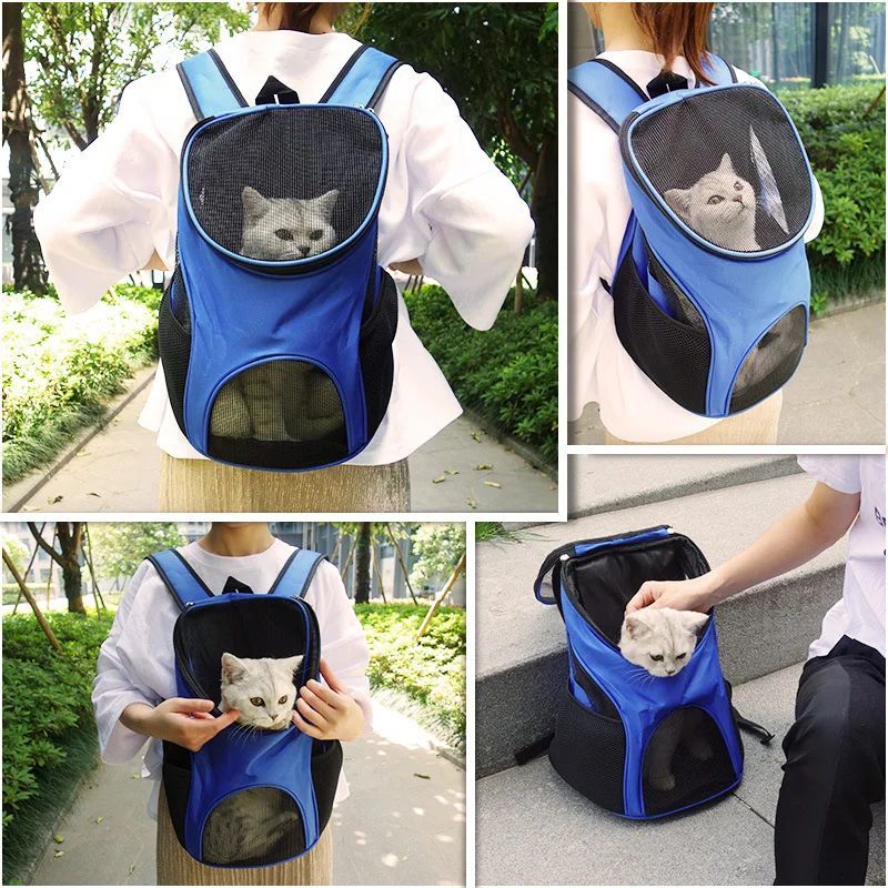 Portable Pet Backpack – Safe Travel for Small Dogs