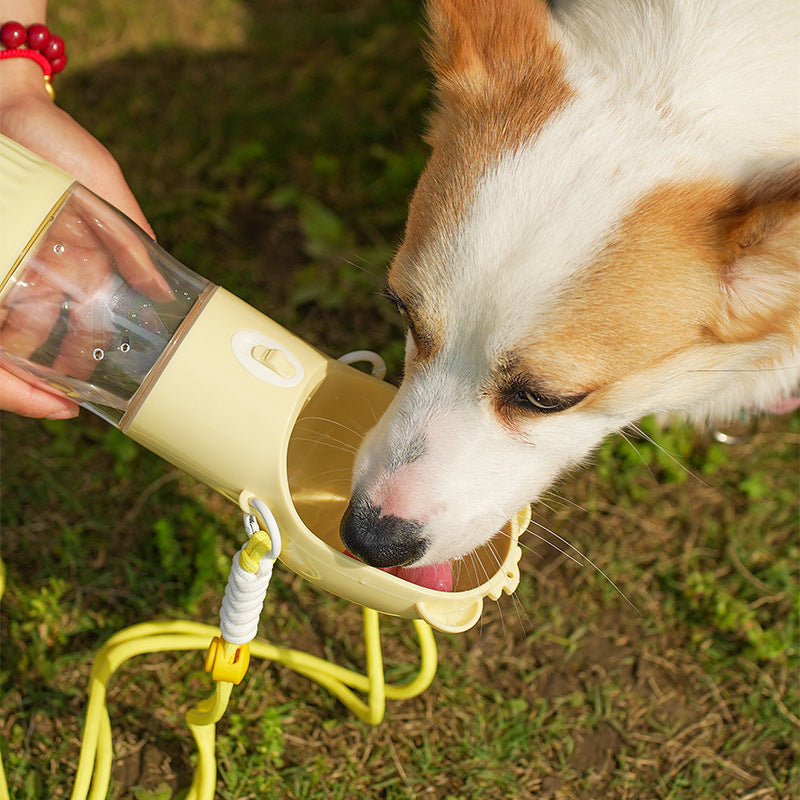2-in-1 Pet Water Bottle – Food & Drink Anywhere