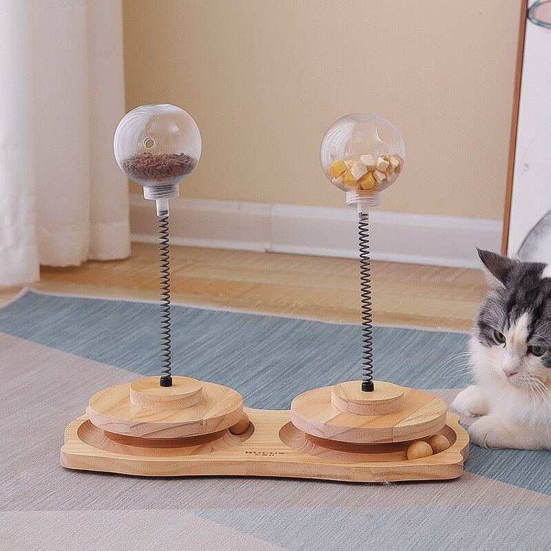 Cat Treat Dispenser Toy – Fun Playtime with Tasty Rewards