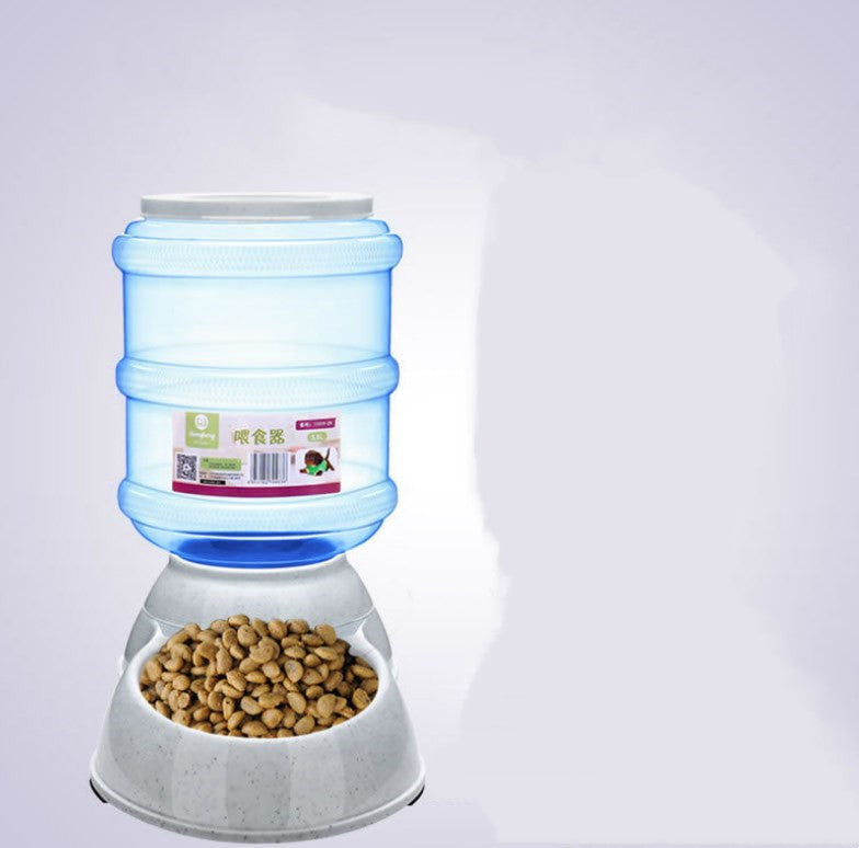 Large Capacity Food & Water Dispenser for Cats & Dogs