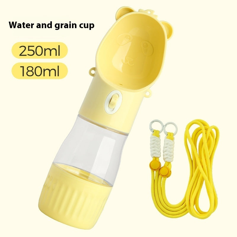 2-in-1 Pet Water Bottle – Food & Drink Anywhere