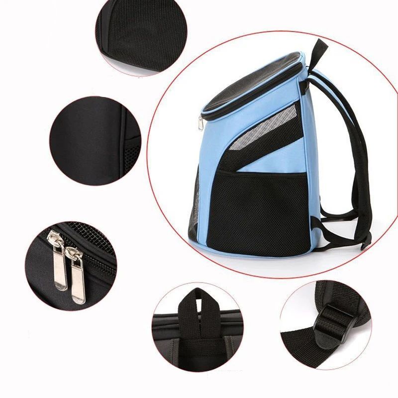 Portable Pet Backpack – Safe Travel for Small Dogs