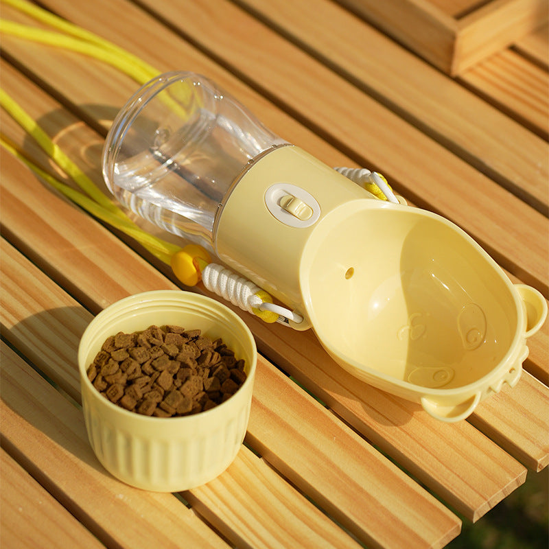 2-in-1 Pet Water Bottle – Food & Drink Anywhere