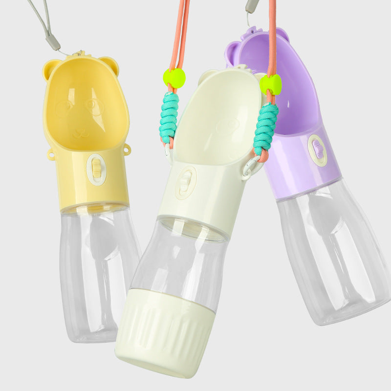 2-in-1 Pet Water Bottle – Food & Drink Anywhere